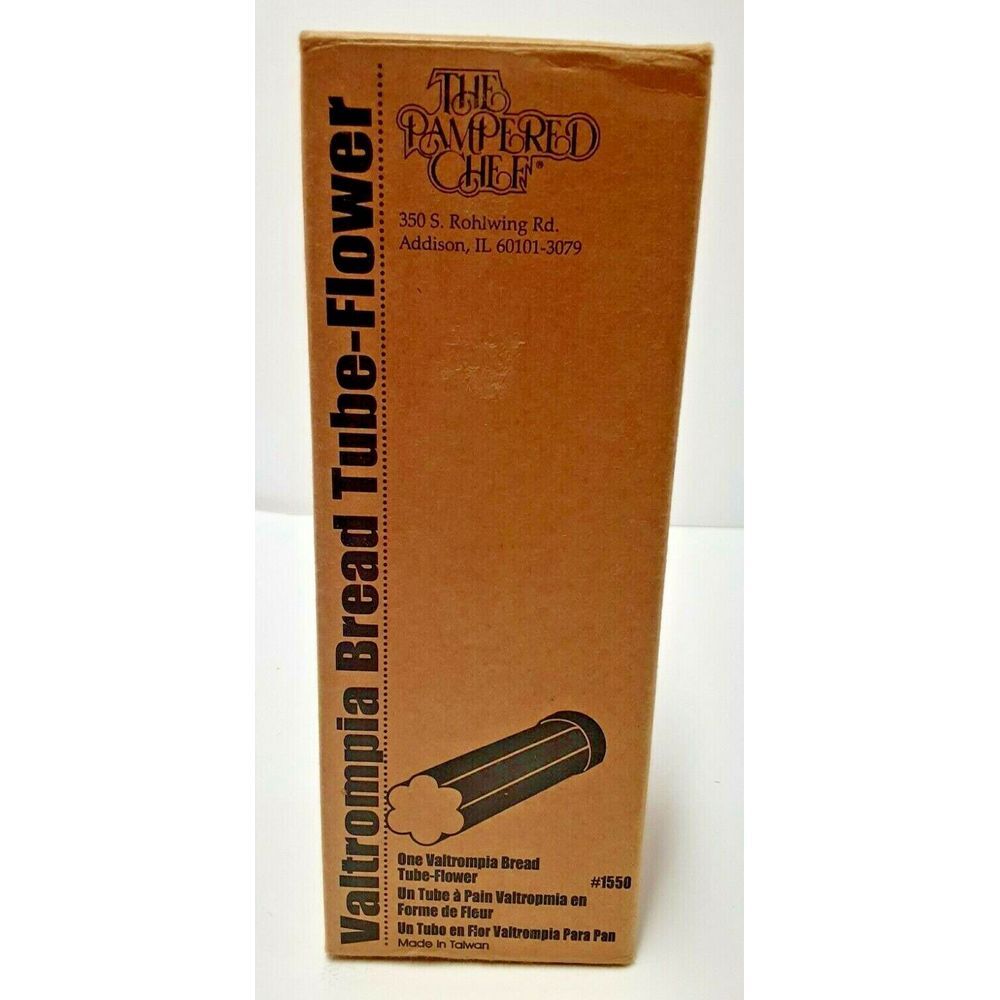 New The Pampered Chef‎ Valstrompia Bread Tube Flower Pan 1550 Kitchen Tool